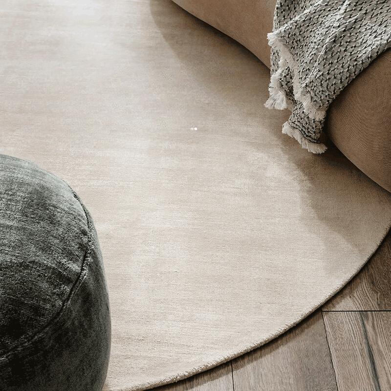 TheChildhood Retro Light Luxury White Handmade Sheepskin Blanket