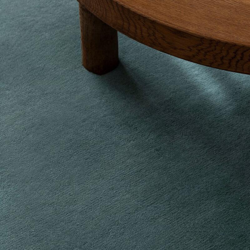 TheChildhood Rafaelle Emerald Blue Handmade Custom Nursery Carpet