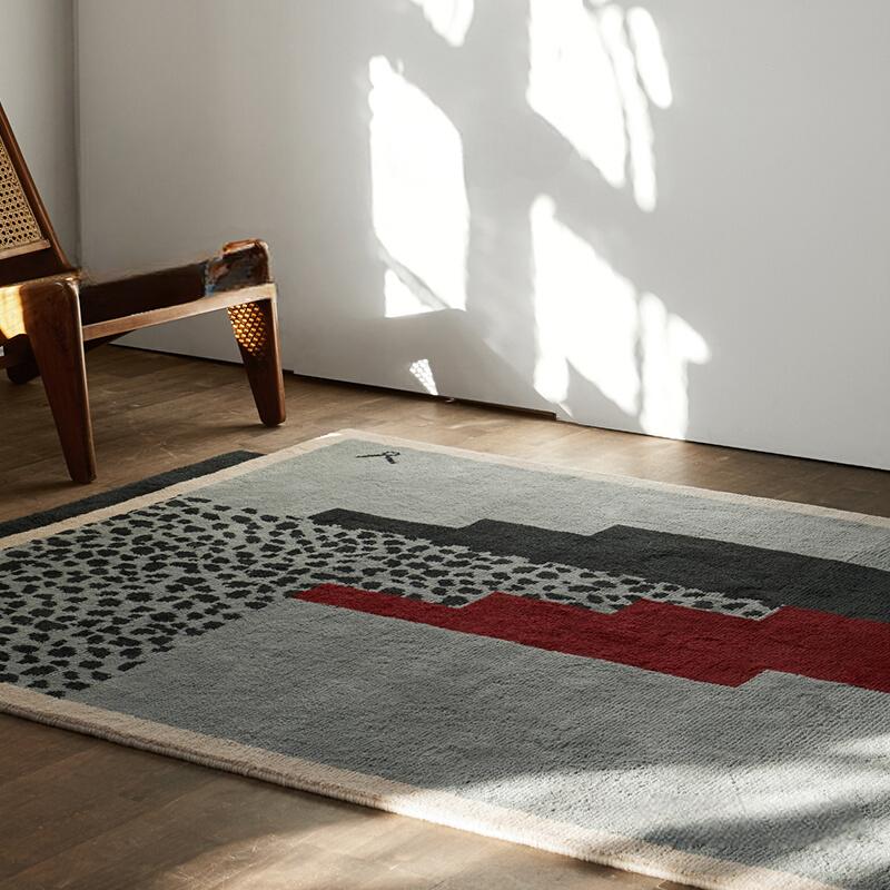 TheChildhood Alphonse Handmade Irregular Shaped Carpet Retro Style