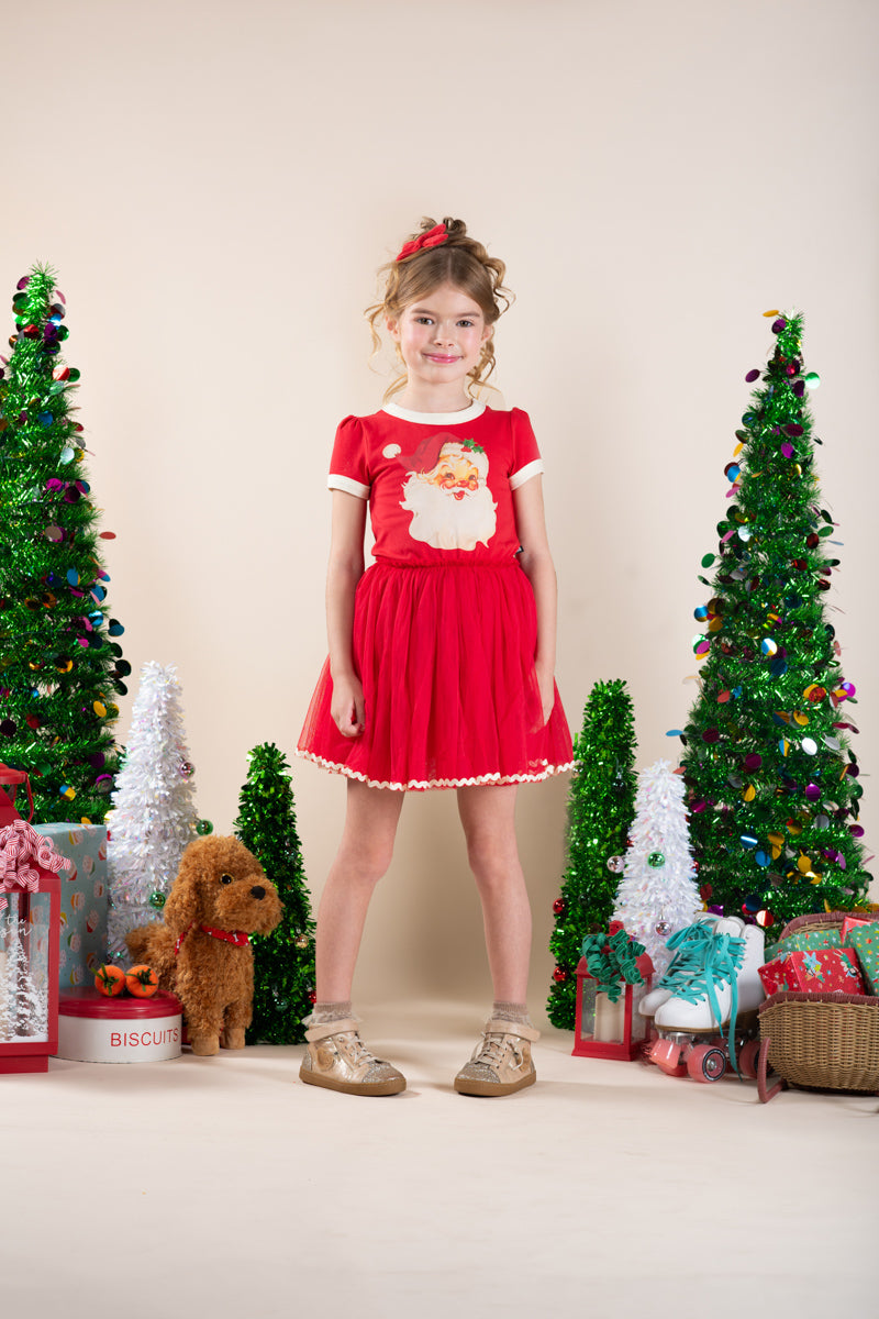 Red Santa Circus Dress