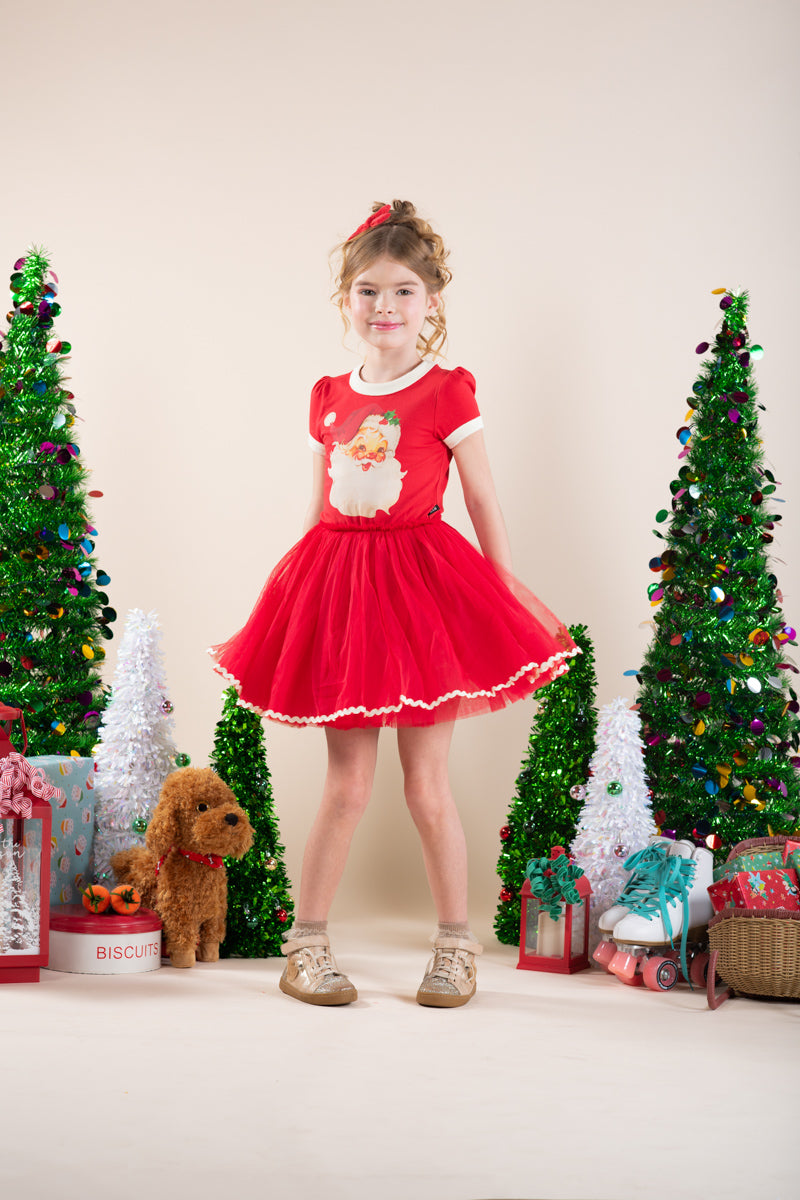 Red Santa Circus Dress