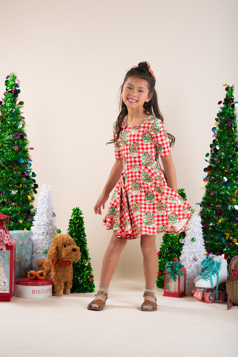 Reindeer Joy Mabel Dress