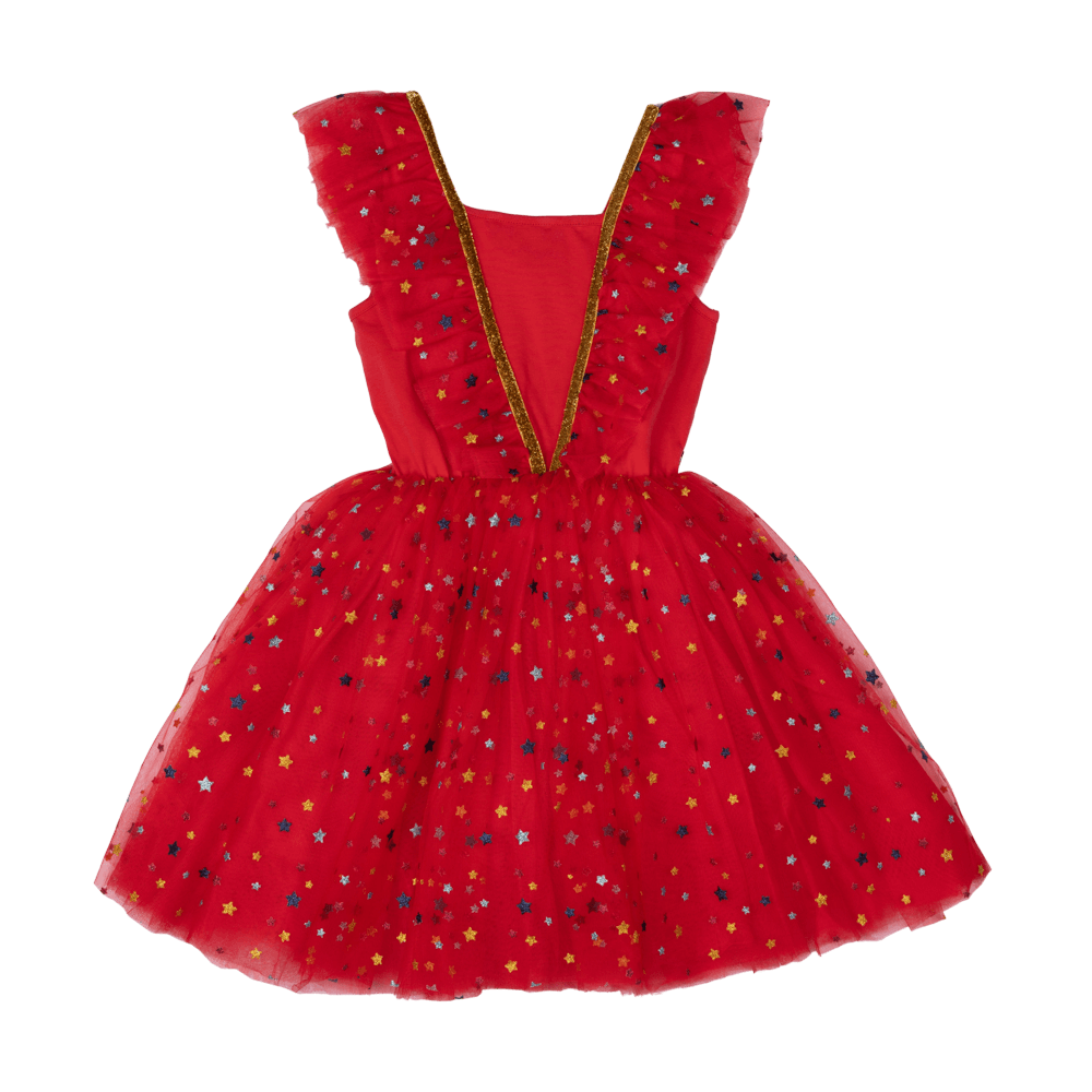 Red Christmas Angel Dress