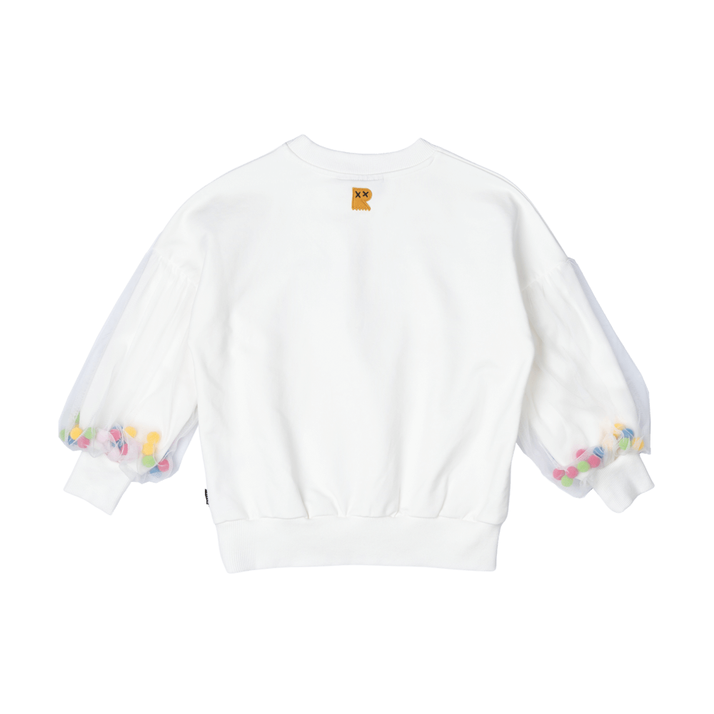 Unicorn Tulle Sleeve Sweatshirt