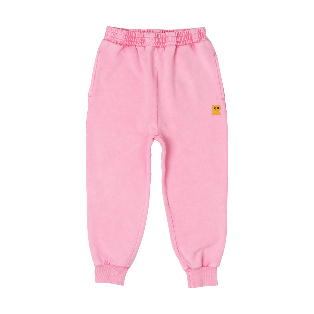 Pink Washed Track Pants