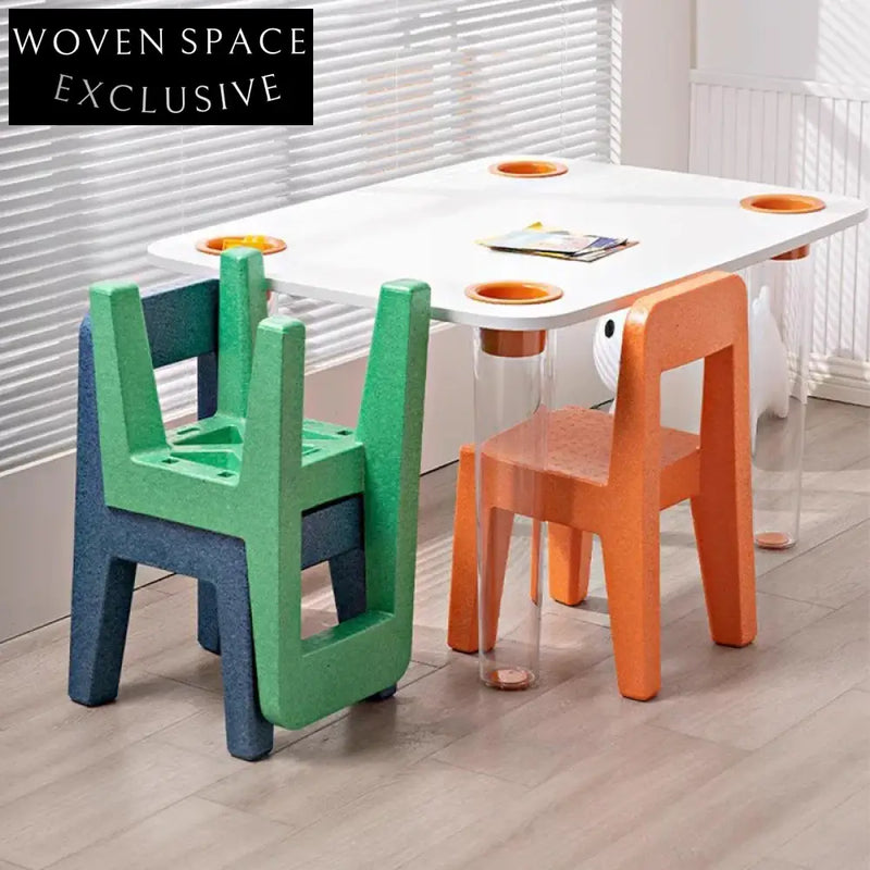 Durable Colorful Plastic Toddler Play Table and Chair