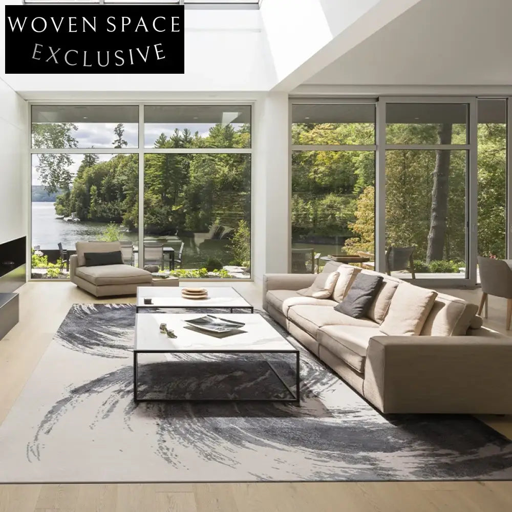 Exquisite Handmade Italian Luxury Wool Custom Modern Home Area Rug