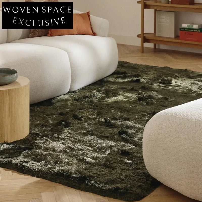 Luxurious MilkSilk Tufted Area Rug for Kids' Rooms and Living Spaces