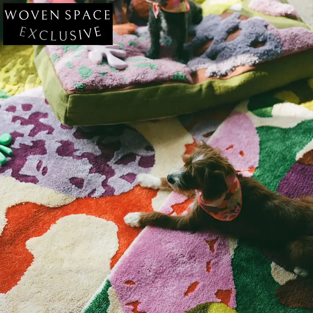 Luxurious Modern Geometric Area Rug, Durable Polyester Fiber, Living Room Carpet
