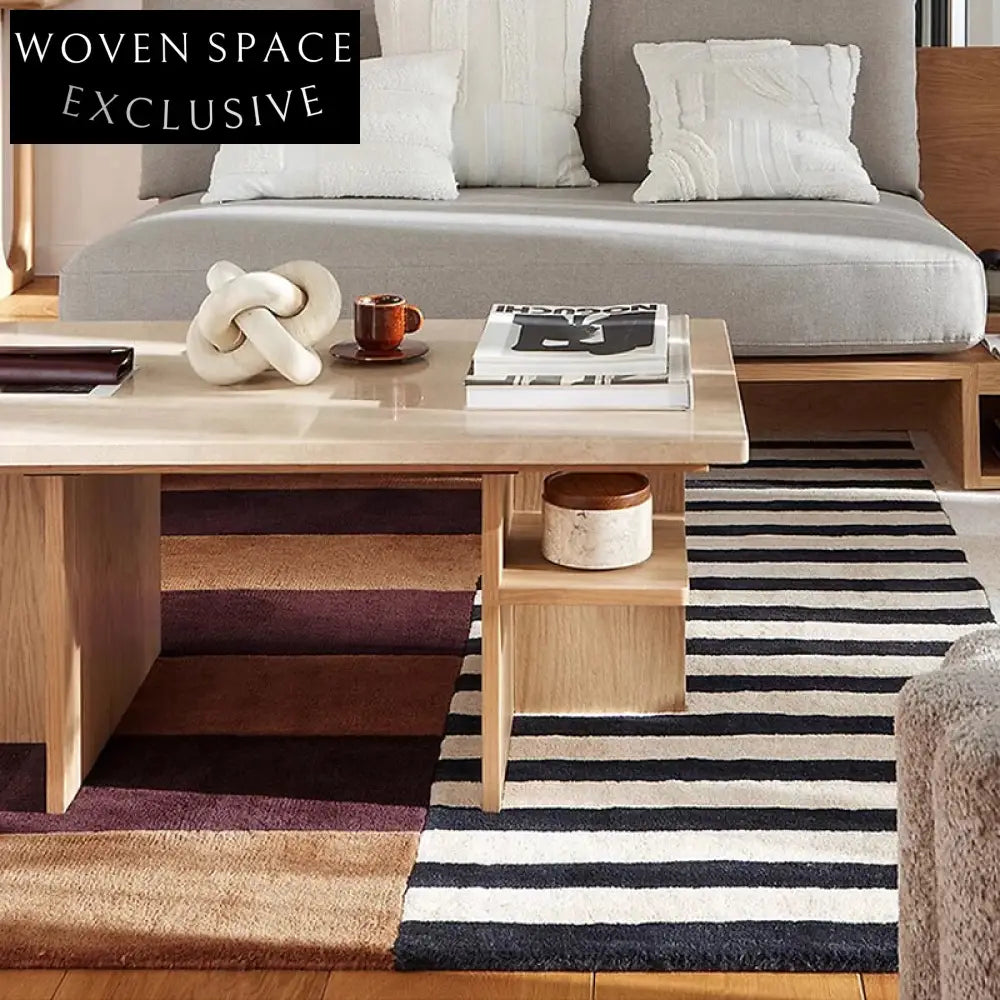 Luxurious Nordic Retro Modern Custom Polyester Area Rug for Bedroom Living Room