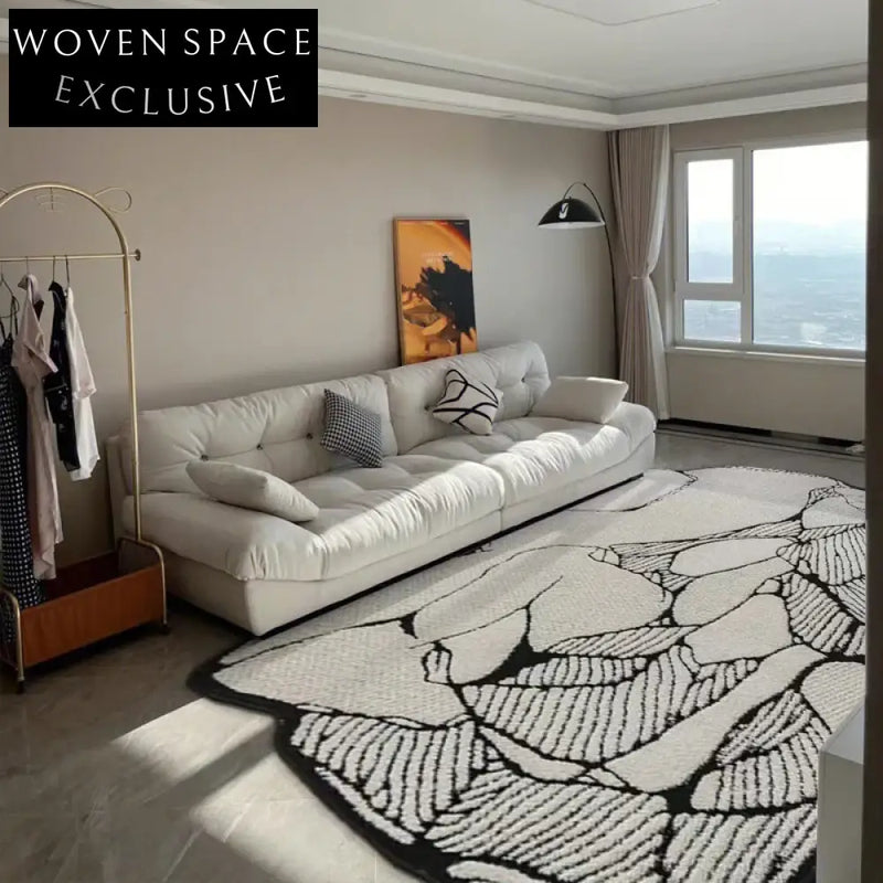 Luxury Modern Silk Diatomaceous Carpet - Lightweight, Waterproof, Living Room & Bedroom