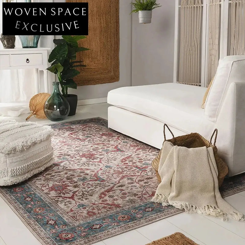 Modern Abstract Retro Pattern Rug - Artistic Home Decor Piece