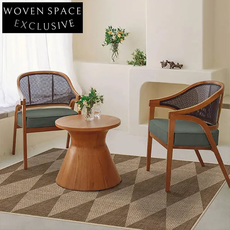 Modern Geometric Pattern Soft Polyester Area Rug for Living Room Bedroom