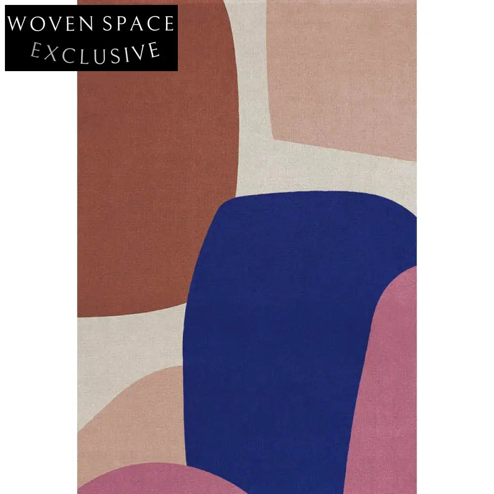 Modern Minimalist Geometric Pattern Soft Polyester Area Rug for Home Decor