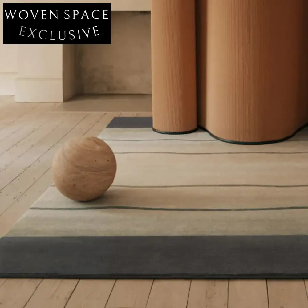 Modern Minimalist Gradient Color Soft Cut Pile Area Rug