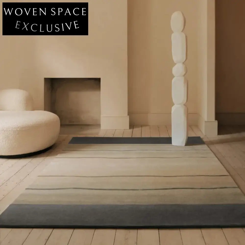 Modern Minimalist Gradient Color Soft Cut Pile Area Rug