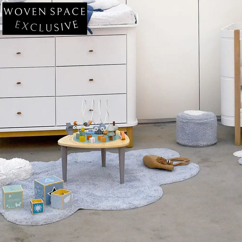 Modern Minimalist Hand-made Polyester Geometric Area Rug for Living Room Bedroom