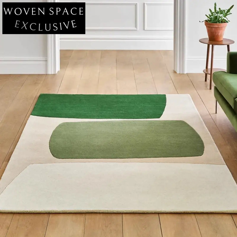 Stylish Nordic Geometric Pattern Polyester Hand-Tufted Area Rug