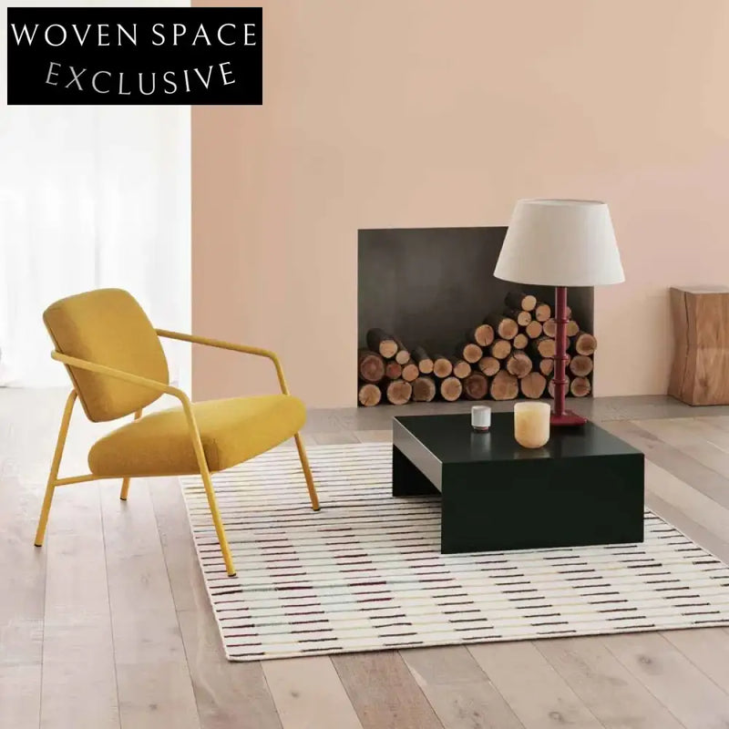 Thick Geometric Pattern Polyester Area Rug - Modern Luxury Floor Carpet