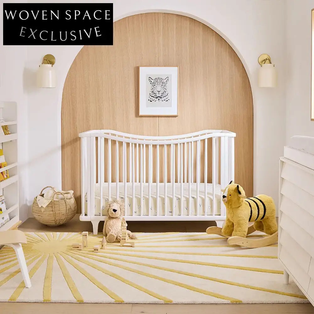 Thickened Sun Stripes Cartoon Design Children's Bedroom Study Area Rug