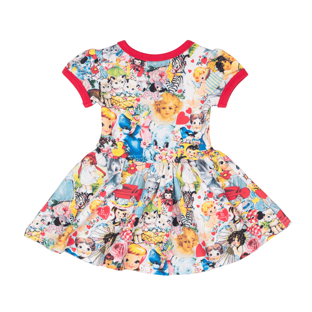 Decoupage Baby Waisted Dress