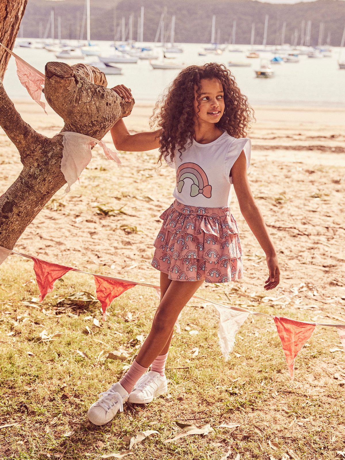 Rainbow Frill Skirt