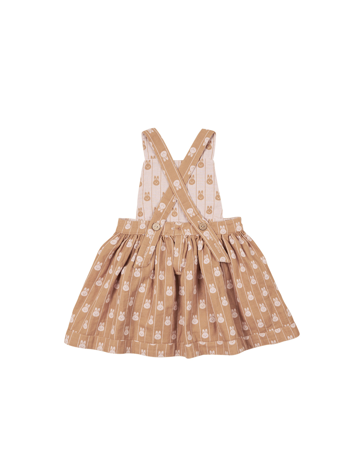 Bunny Stripe Reversible Pinafore