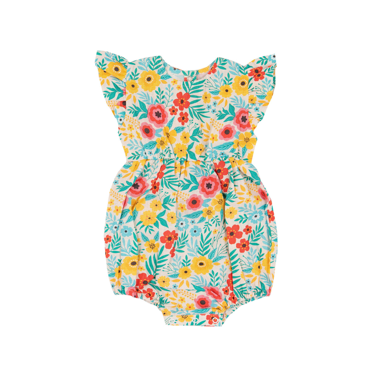 G+A LANI POSY LINEN ROMPER