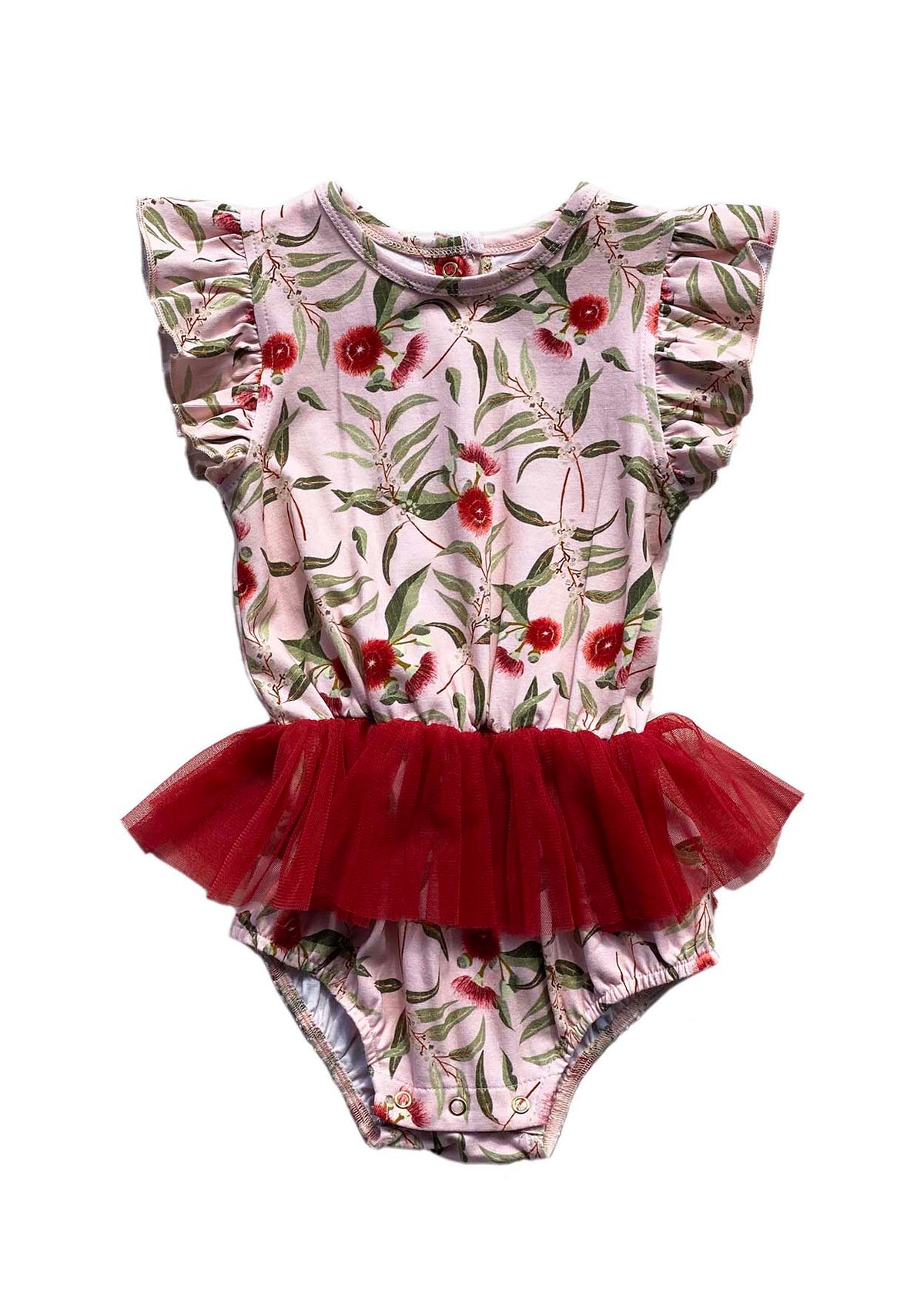 Elf Romper - Red Wattle