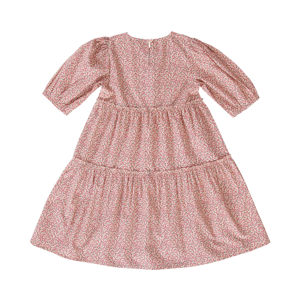 Goldie Dress- Mini Heart Print