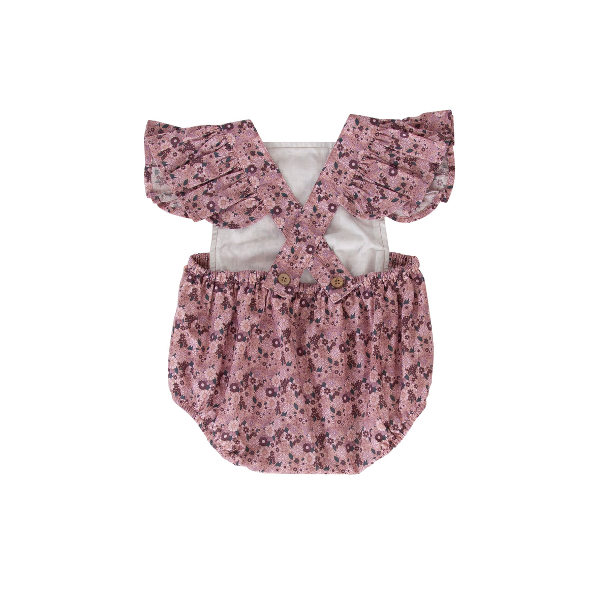 Ling Playsuit - Rose Ditzy Floral