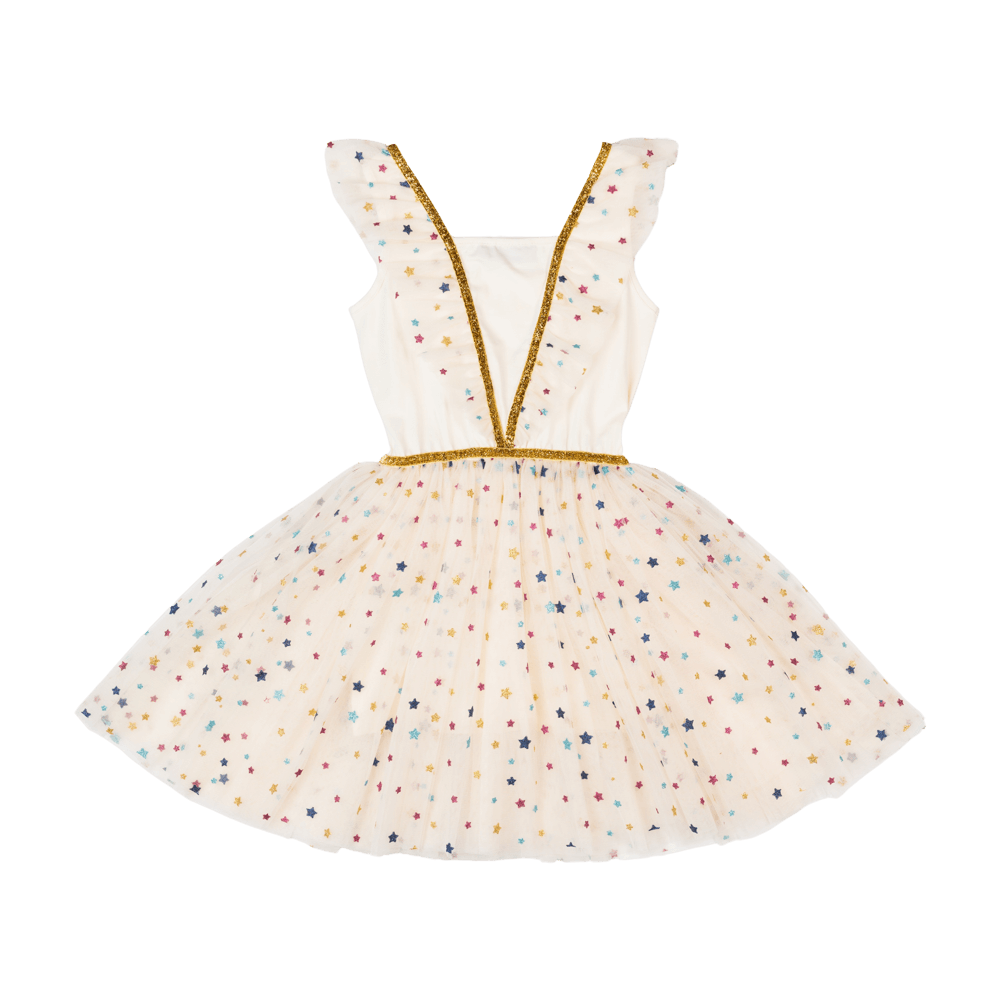 Cream Angel Dress