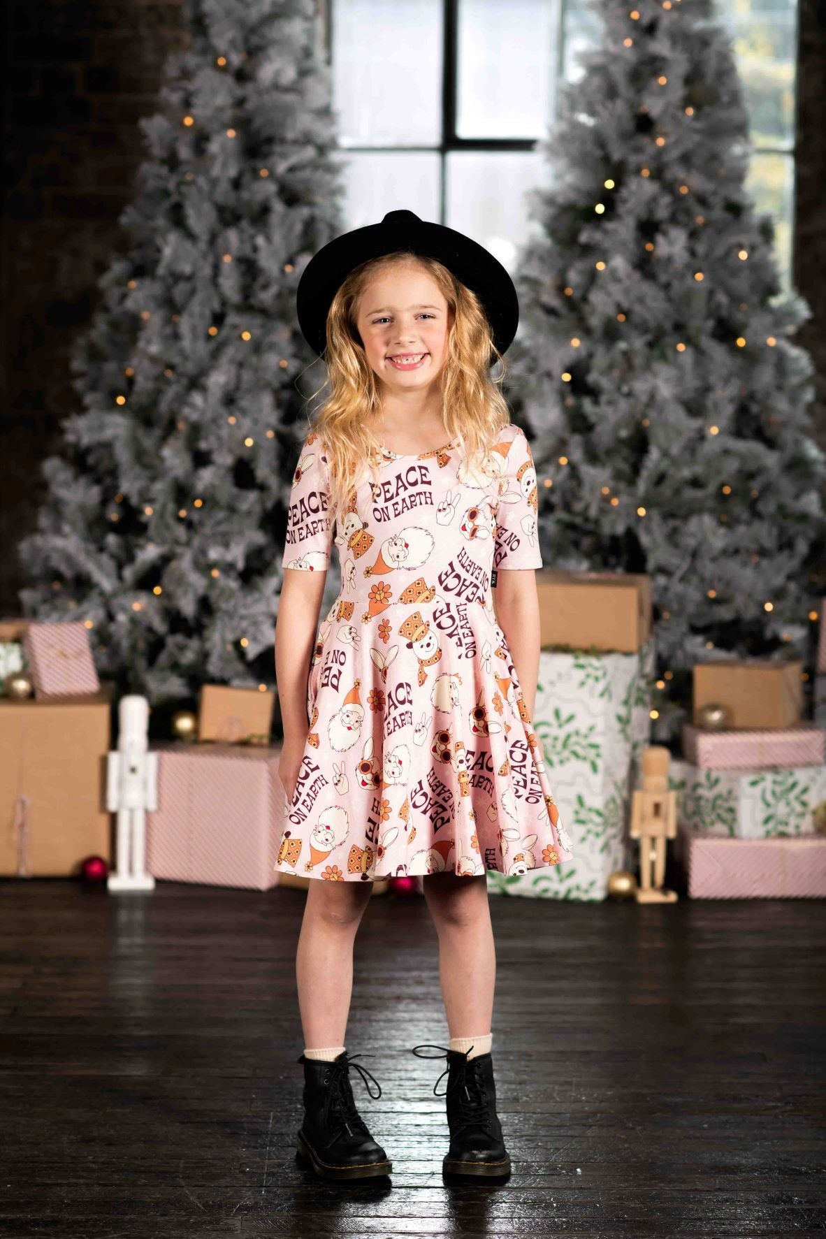 Peace On Earth Mabel Waisted Dress