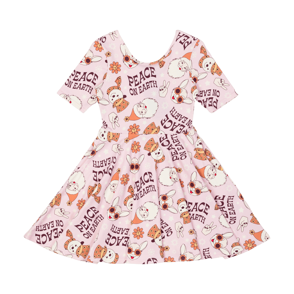 Peace On Earth Mabel Waisted Dress