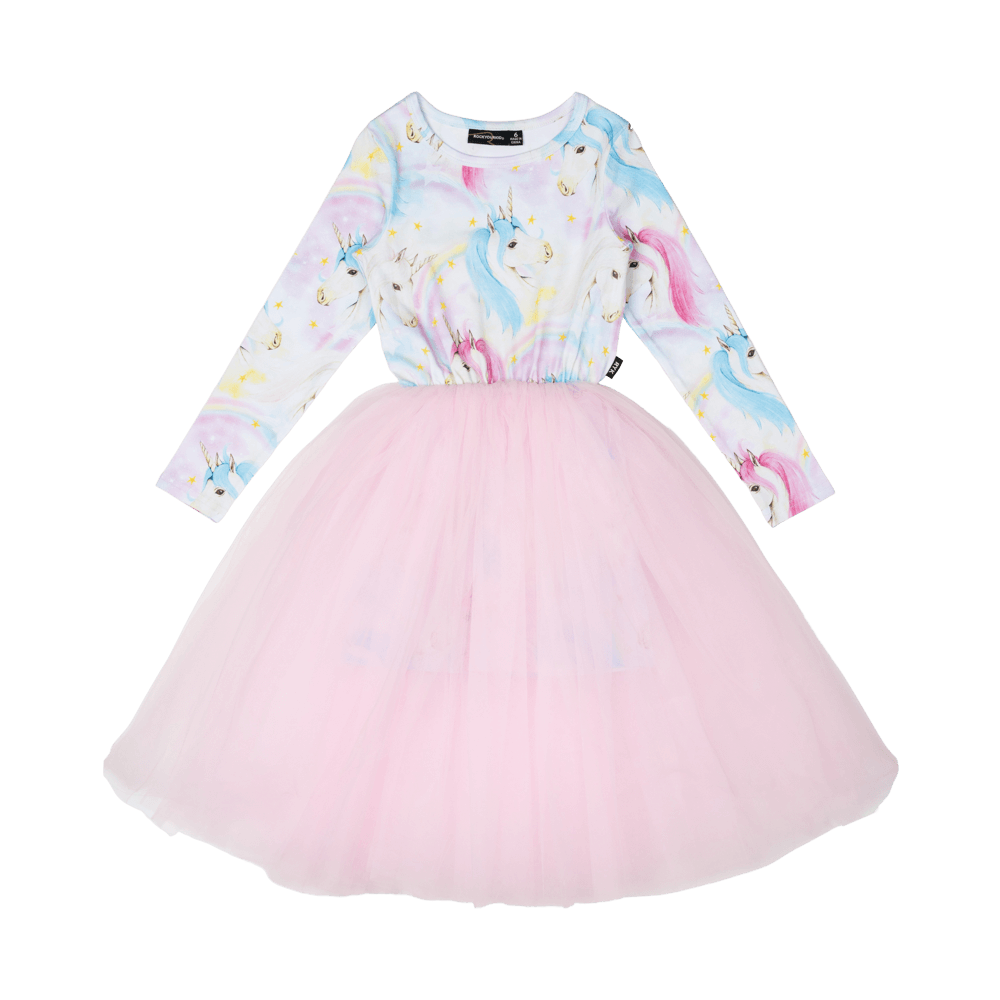 Fantasia LS Flounce Dress