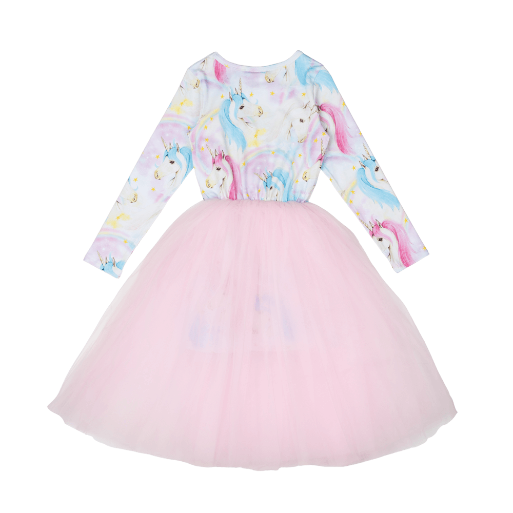 Fantasia LS Flounce Dress