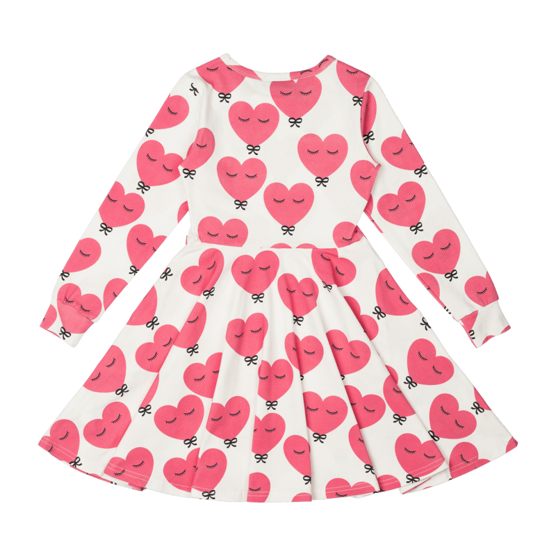 Pink Heart Waisted Dress